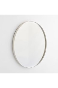 Asu 60 Cm Beyaz Yuvarlak Ayna - OTTO.ASU.60 görseli